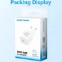 Vention Cargador de Pared GaN FEZW0-EU 30W USB-C Blanco
